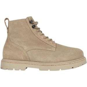 Birkenstock, Heren, Schoenen, Beige, Maat: 42 EU Leer,
