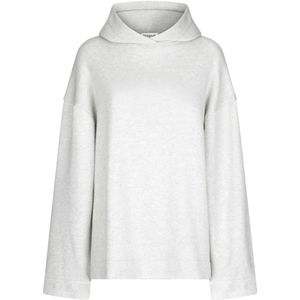 Dondup, Dames, Sweatshirts & Hoodies, Grijs, Maat: XS