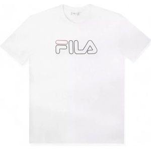 Fila, Heren, Tops, Wit, Maat: L Katoen,