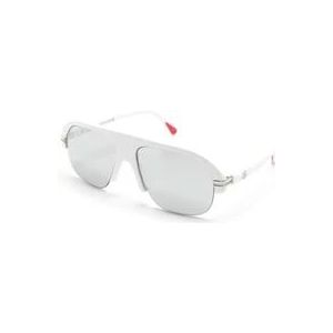Moncler Stijlvolle zonnebril voor dagelijks gebruik , White , unisex , Maat: 57 MM