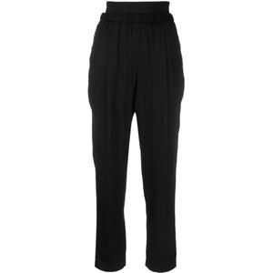 Fabiana Filippi, Dames, Broeken, Zwart, Maat: M
