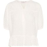 Kaffe - Krijt Blouse - Wit - Dames