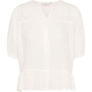 Kaffe - Krijt Blouse - Wit - Dames