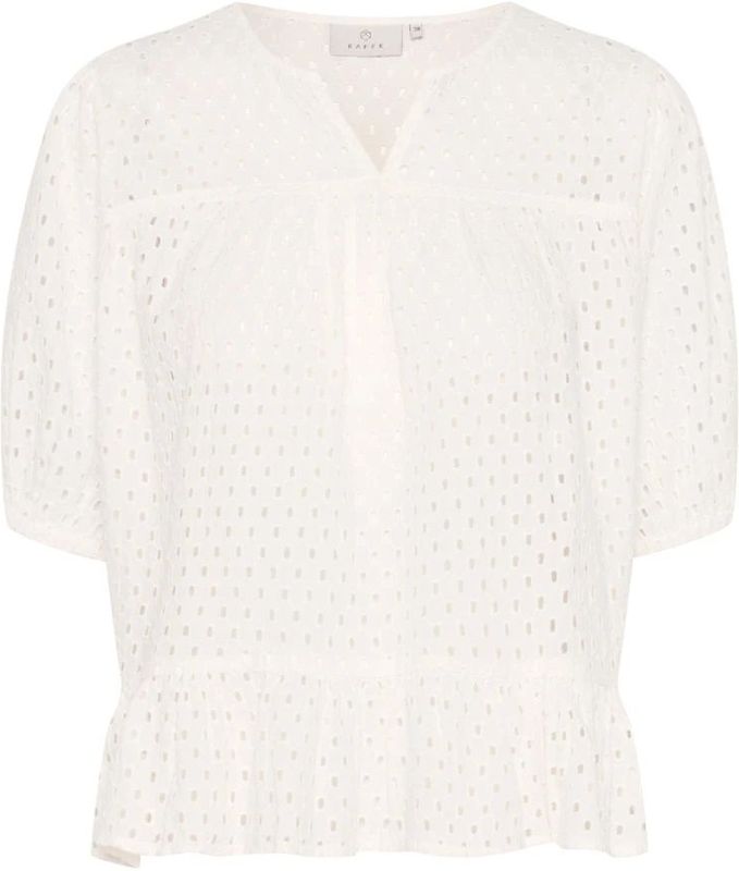 Kaffe - Krijt Blouse - Wit - Dames