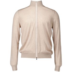 Gran Sasso, Heren, Sweatshirts & Hoodies, Beige, Maat: L Wol,