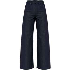 Lacoste, Dames, Jeans, Blauw, Maat: XS Denim,