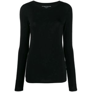 Majestic Filatures, Dames, Tops, Zwart, Maat: M Viscose,
