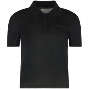 Moncler, Dames, Tops, Zwart, Maat: XS Katoen,