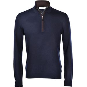 Gran Sasso, Heren, Truien, Blauw, Maat: L