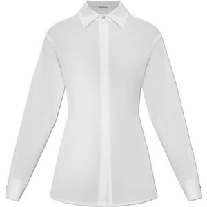 Cult Gaia, Dames, Blouses & Shirts, Wit, Maat: S Katoen,
