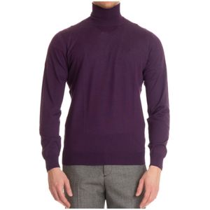 Drumohr, Heren, Truien, Paars, Maat: XL Wol,