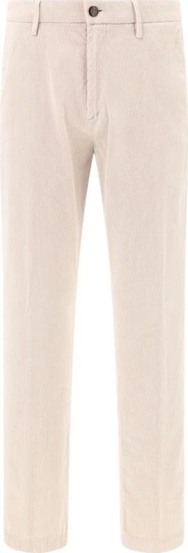 Boggi Milano - Broek in Stretchfluweel - Grijs - Heren