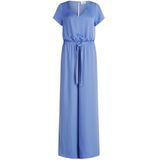 Vera Mont - Jumpsuit - Blauw - Elegante Jumpsuit met V-hals