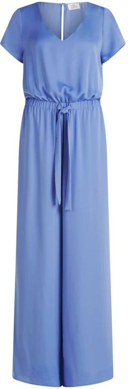 Vera Mont - Jumpsuit - Blauw - Elegante Jumpsuit met V-hals