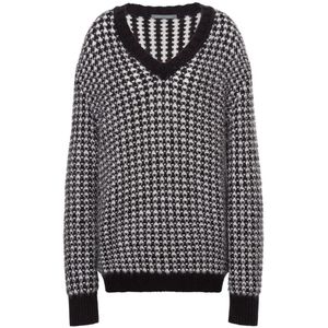 Alberta Ferretti, Dames, Truien, Veelkleurig, Maat: S Mohair,