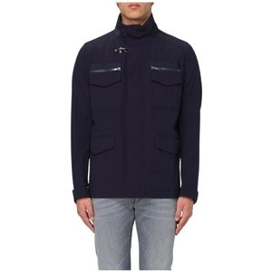Fay, Heren, Jassen, Blauw, Maat: 2XL