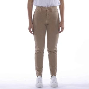 Calvin Klein, Dames, Jeans, Bruin, Maat: W25 Katoen,