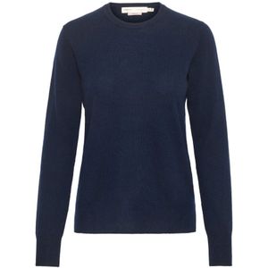 InWear, Dames, Truien, Blauw, Maat: L/Xl Kasjmier,