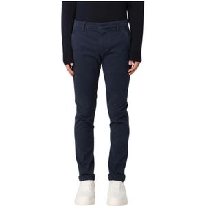 Dondup, Heren, Broeken, Blauw, Maat: W38 Katoen,