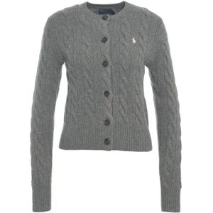 Polo Ralph Lauren, Dames, Truien, Grijs, Maat: M Wol,