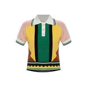 Casablanca Polo top , Multicolor , Dames , Maat: XS