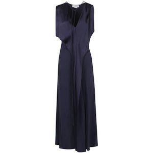 Victoria Beckham, Dames, Jurken, Blauw, Maat: XS