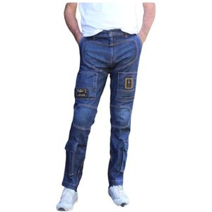 Aeronautica Militare, Heren, Jeans, Blauw, Maat: XL Katoen,