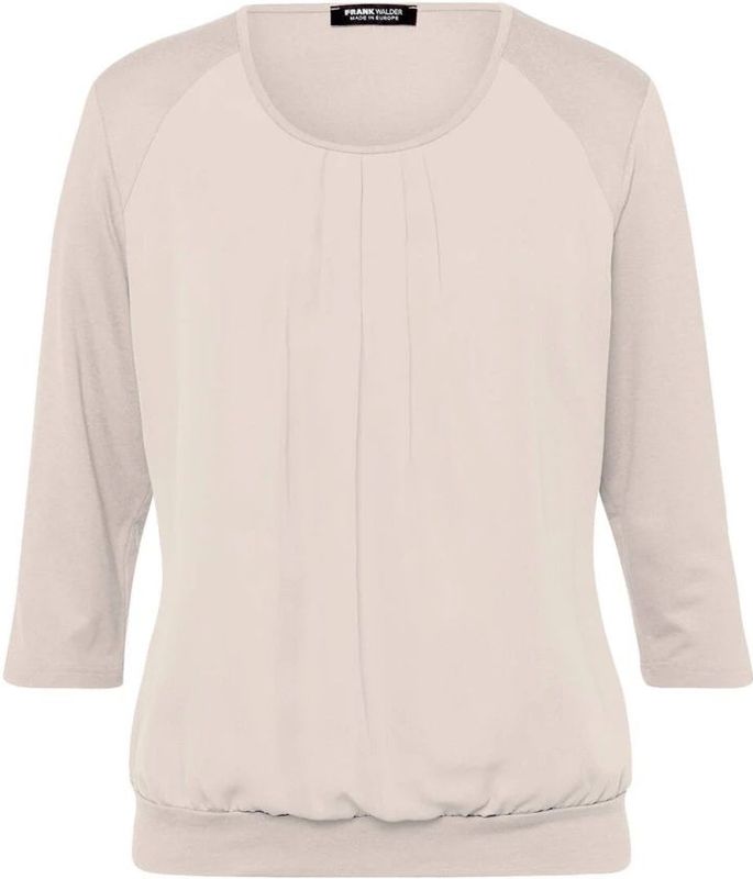 Frank Walder, Dames, Tops, Beige, Maat: M
