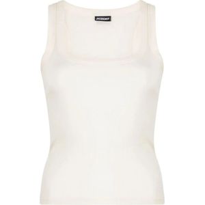 Jacquemus, Dames, Tops, Wit, Maat: L