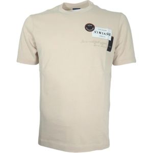 Paul & Shark, Heren, Tops, Beige, Maat: M Katoen,
