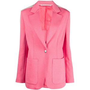 Palm Angels, Dames, Jassen, Roze, Maat: 2XS Katoen,
