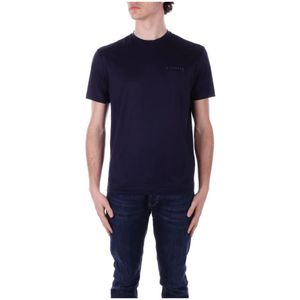 John Richmond, Heren, Tops, Blauw, Maat: 2XL Katoen,