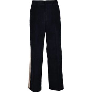 Palm Angels, Heren, Broeken, Zwart, Maat: M Katoen,