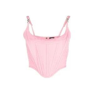 Versace LA Vacanza Top Roze , Pink , Dames , Maat: S