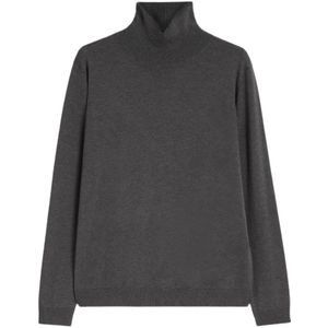 Weekend Max Mara, Dames, Truien, Grijs, Maat: XS Zijde,