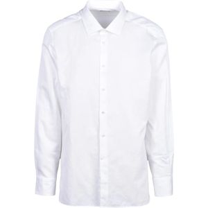 Zegna, Heren, Overhemden, Wit, Maat: S Katoen,