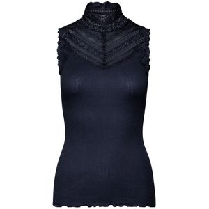 Rosemunde, Dames, Tops, Blauw, Maat: L Katoen,