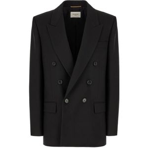 Saint Laurent, Dames, Jassen, Zwart, Maat: S