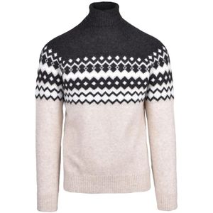 Eleventy, Heren, Truien, Beige, Maat: M Zijde,