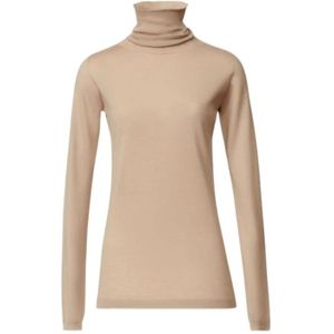 Fabiana Filippi, Dames, Truien, Beige, Maat: 2XS Jersey,