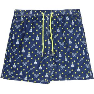 Saint Barth, Heren, Badkleding, Blauw, Maat: S Zijde,