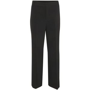 My Essential Wardrobe, Dames, Broeken, Zwart, Maat: XS Leer,