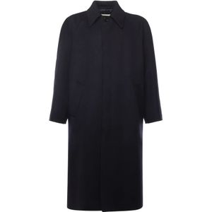 Valentino Garavani, Heren, Mantels, Blauw, Maat: L Wol,