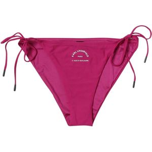 Karl Lagerfeld, Dames, Badkleding, Paars, Maat: L Polyamide,