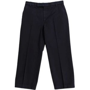 Thom Browne, Heren, Broeken, Zwart, Maat: L Katoen,