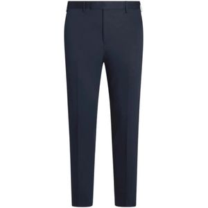 PT Torino, Heren, Broeken, Blauw, Maat: M Satijn,