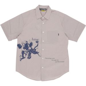 Iuter, Heren, Overhemden, Beige, Maat: M Katoen,