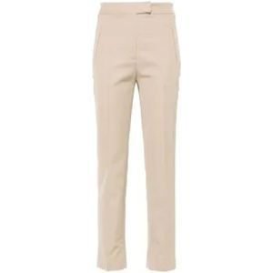 PT Torino, Dames, Broeken, Beige, Maat: S Leer,