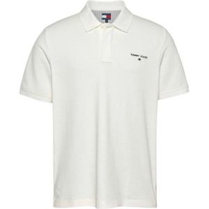 Tommy Hilfiger, Heren, Tops, Beige, Maat: M Piqué,