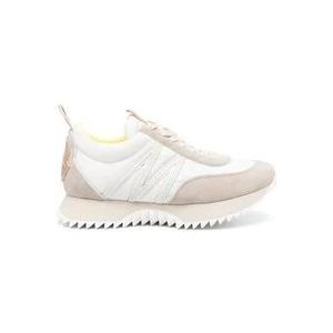 Moncler Pacey Witte Nylon Sneakers , Multicolor , Dames , Maat: 39 EU